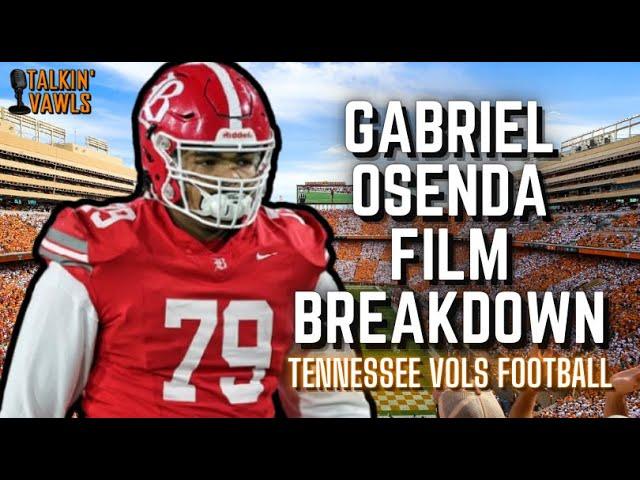 Gabriel Osenda Film Breakdown | Tennessee Vols Football