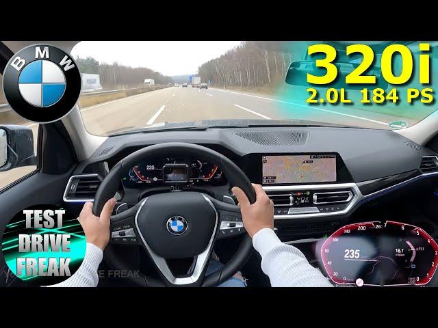 2021 BMW 320i G20 184 PS TOP SPEED AUTOBAHN DRIVE POV