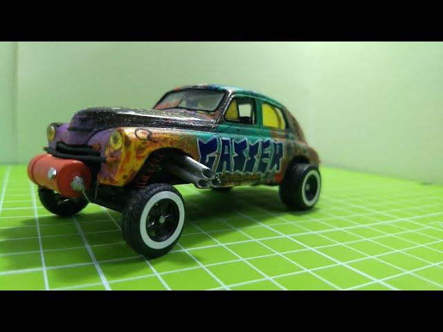 MAKING A CUSTOM GASSER  FROM THE SOVIET CAR "POBEDA"