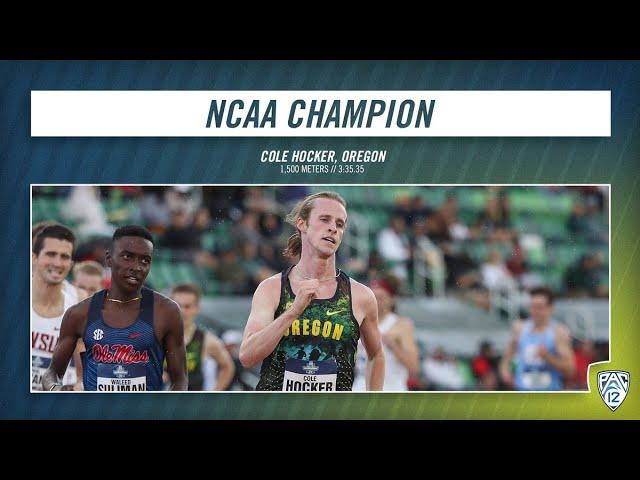 Oregon's Cole Hocker wins the 1,500 meters title at the 2021 Outdoor Track and Field Championships