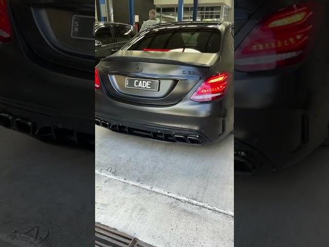 Stage 2 catless downpipes AMG C63s edition 1  Cade Technologies Adelaide #mercedesamg #amg