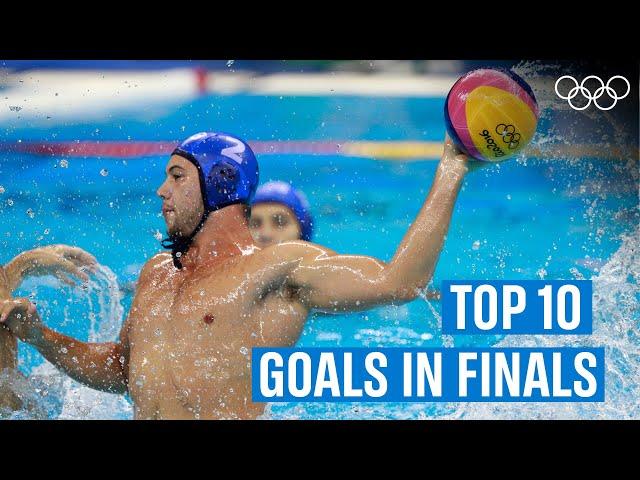 Top 10 Goals in Water Polo Finals | Top Moments