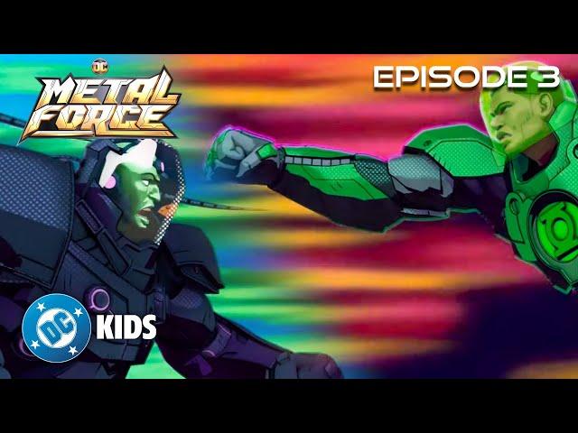 Green Lantern vs Brainiac! FULL EPISODE 3 | DC Metal Force | @dckids