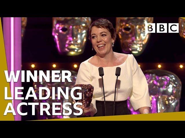 Olivia Colman wins Leading Actress BAFTA 2019 - BBC