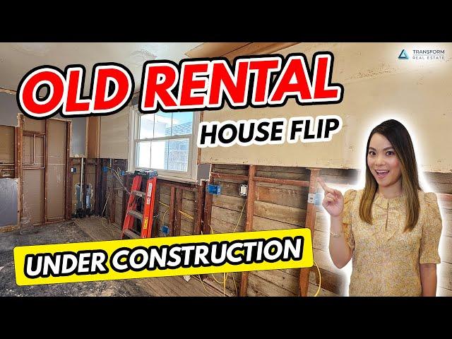 Long Term Rental House Flip Behind the Scenes - Home Remodel Under Construction