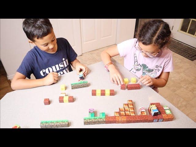 Magnetic Blocks Review | Build Mine Magnet World Games Magnetic Building Toys Kingdom & Lava World