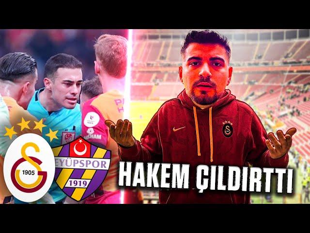 HAKEM YÜZÜNDEN STADYUM KARIŞTI SİNİRDEN ÇILDIRDIM | Galatasaray 2-2 Eyüpspor Stad Vlog