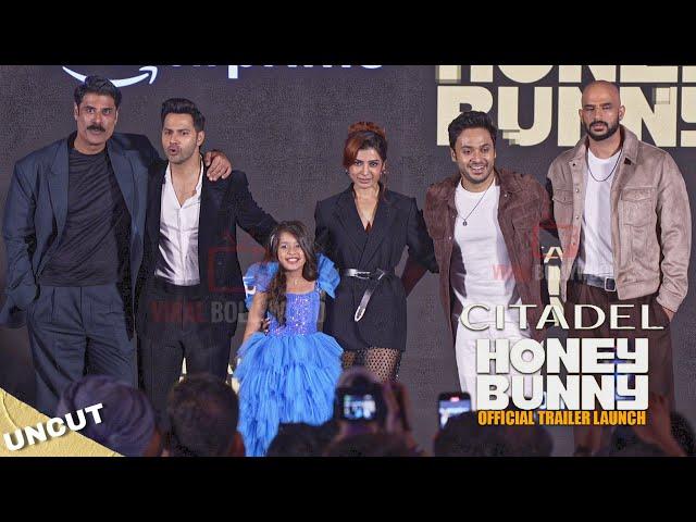 UNCUT - Citadel: Honey Bunny | Official Trailer Launch | Varun Dhawan, Samantha Ruth Prabhu | Amazon