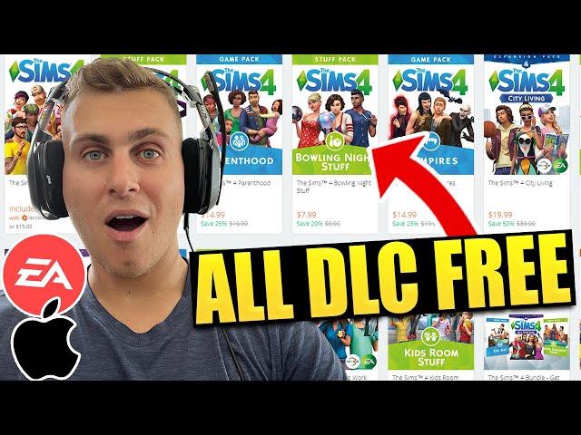 How to get EVERY Sims 4 DLC for FREE - EA, Steam, Playstation & Xbox Sims 4 DLC Free Tutorial Mac PC