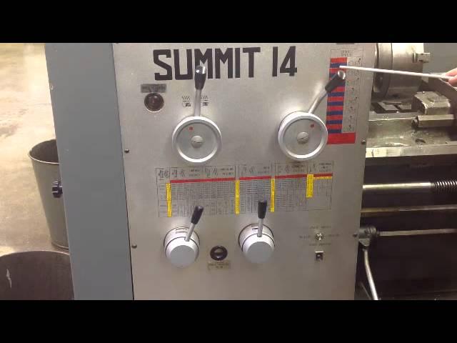 Summit 14 Lathe - Controls
