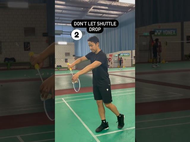 #Badminton drive serve like a #boss ‍‍ #badmintonserve