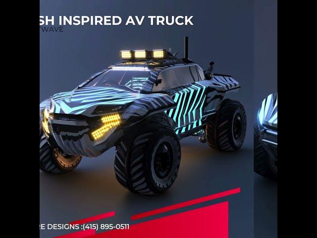 :Introducing the Zebrafish-Inspired AV Truck: Nature-Driven Innovation for Smarter Transportation!