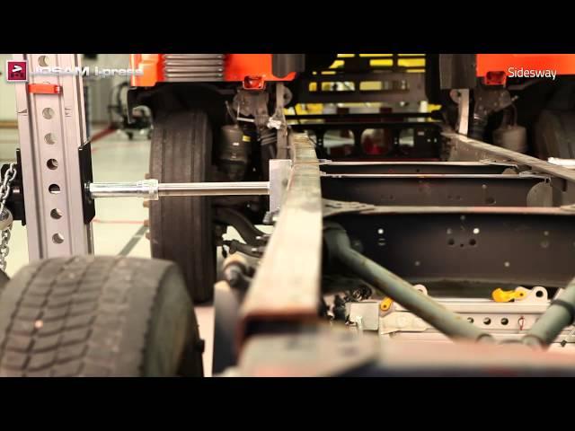 Frame straightening with JOSAM i-press - Sidesway