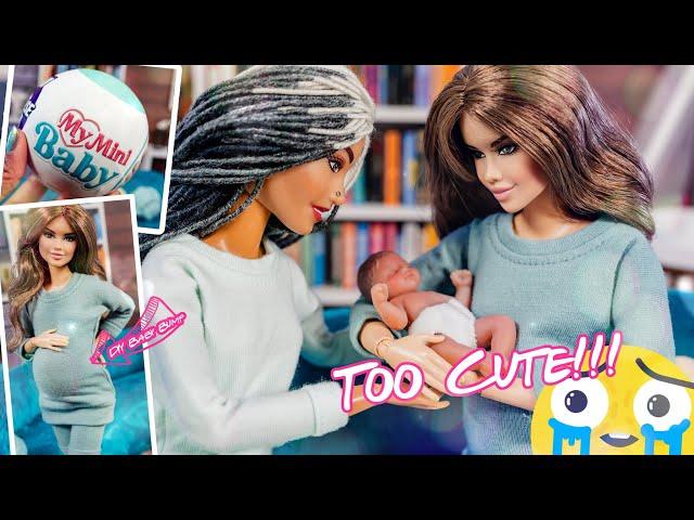 Zuru 5 Surprise BABY!! Are They A Good Size 1:6 Scale Dolls? Barbie? PLUS How To Make DIY Baby Crib