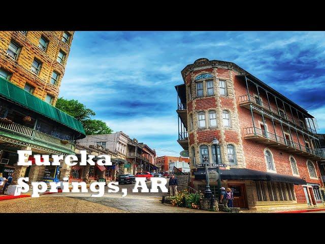 Eureka Springs, AR: Wandering Walks of Wonder Slow TV Walking Tour 4K