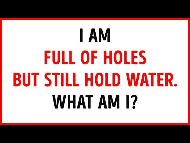 Can You Solve These 21 Riddles Before the Answer Shows Up?
