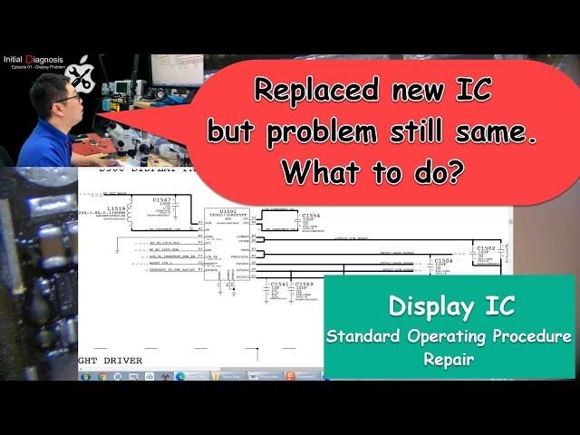 They failed to repair the iPhone Display IC problem because...【Tutorial】 Chestnut