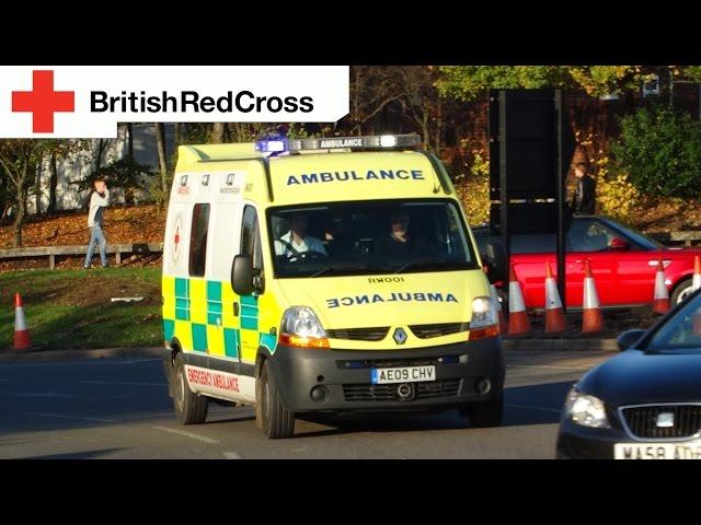 Ambulance siren - British Red Cross Emergency Ambulance