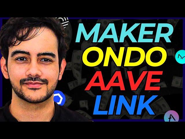  SE VC TEM MAKER, ONDO, AAVE OU CHAINLINK VEJA ISSO! TOP CRIPTOMOEDAS? - Rogério Menezes