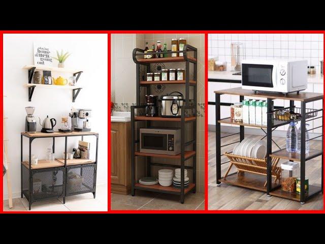 Stylish Kitchen Racks Design | Modern kitchen storage racks | Kitchen interior idea |