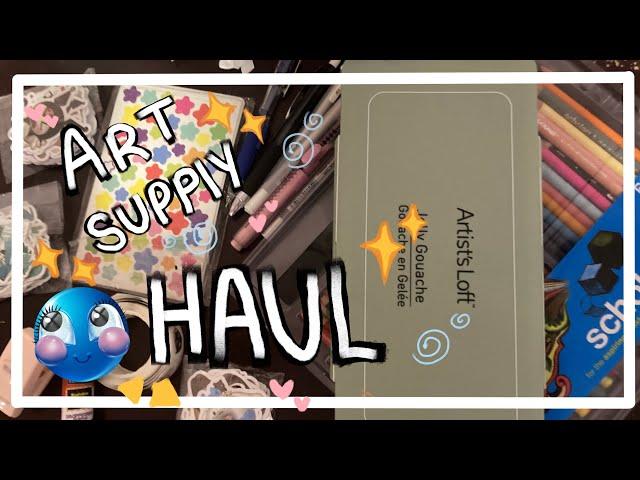 || Chaotic Art Supply haul  ||