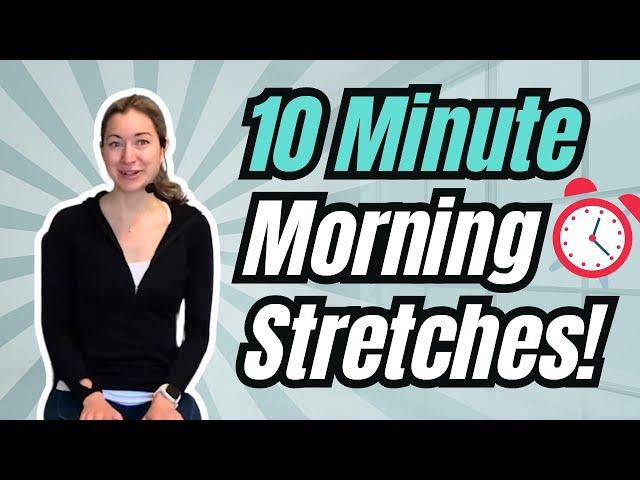 10 Minute Morning Stretches | Seated Stretches for Seniors & Adults 50+