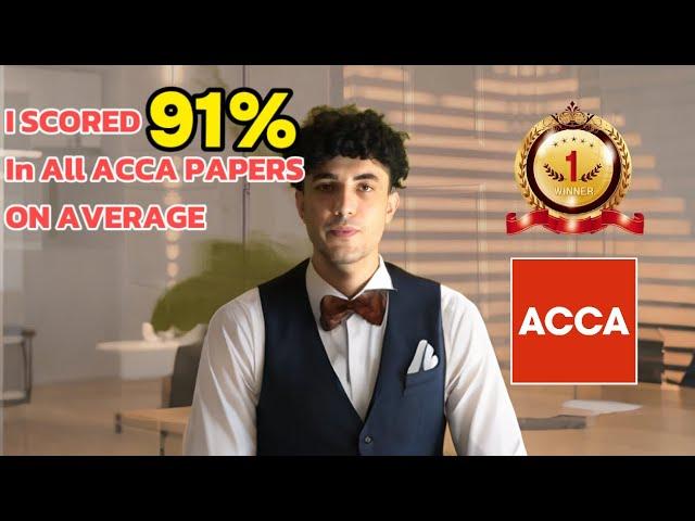 I SCORED 91% IN ALL ACCA PAPERS ON AVERAGE! #AFM #APM #ACCA #CA #F7 #F2 #F5 #PM