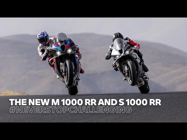 The new BMW M 1000 RR and BMW S 1000 RR  | #NeverStopChallenging