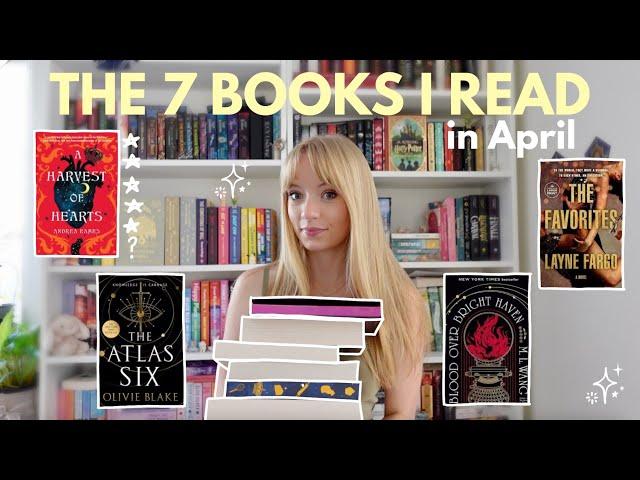 APRIL reading wrap up (the 7 books I read)