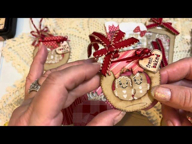 Saturday Morning Makes: GINGERBREAD MASON JAR TAG TUTORIAL (Tags shown in Ep 22 of 2023)