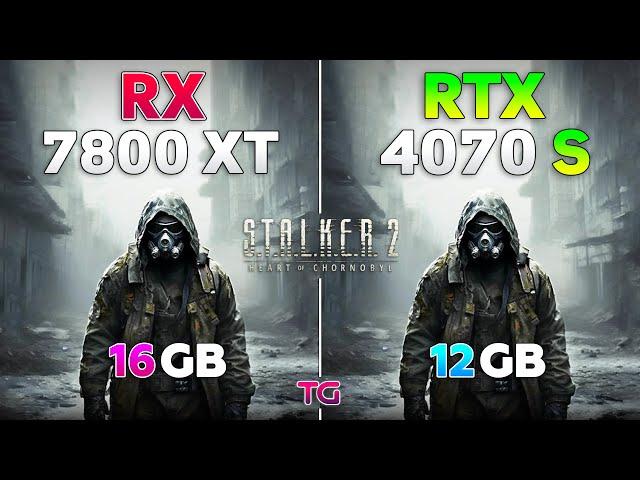 S.T.A.L.K.E.R. 2 - RTX 4070 SUPER vs RX 7800 XT | 1080p | 1440p | 4K