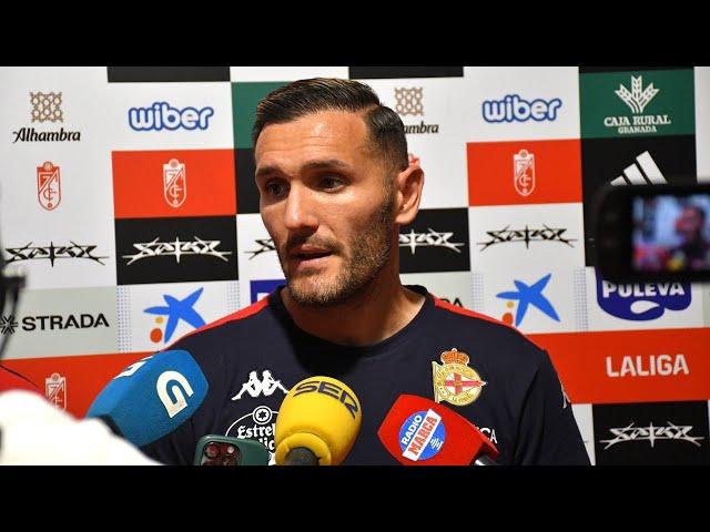 Rueda de prensa de Lucas Pérez tras el Granada CF 1-1 RC Deportivo.