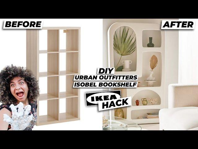 URBAN OUTFITTERS ISOBEL BOOKSHELF //  DIY // IKEA HACK