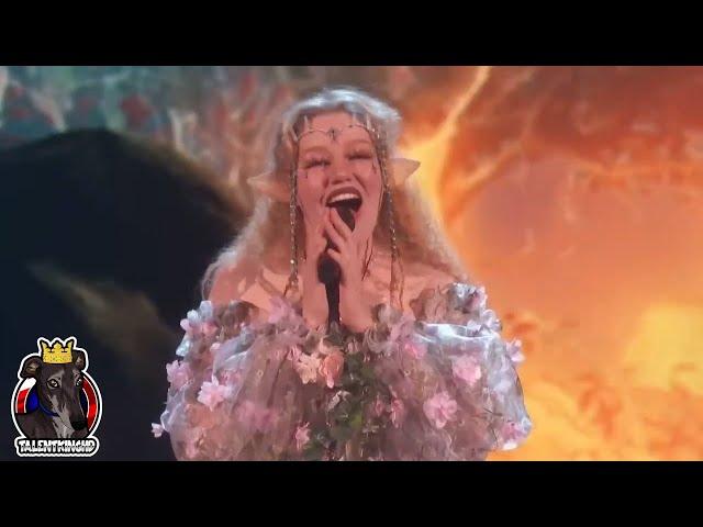 America's Got Talent 2022 Freckled Zelda Semi Finals Week 2 Full Performance & Intro