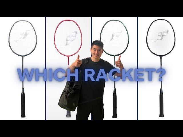 The Basic Feather RACKET Comparison | WHAT Racket to Choose and WHY