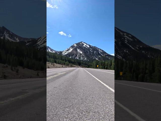 Cycling Towards The South Gate From Highwood Pass in Kananaskis