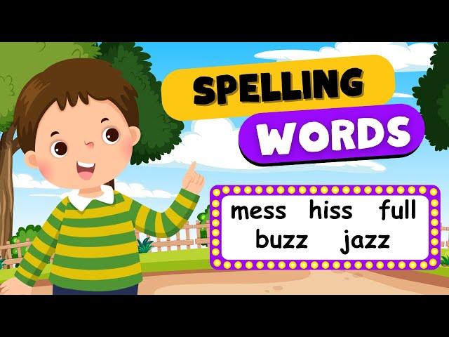 Kids Educational Videos | Kindergarten and Elementary ENGLISH | Learn Spelling Words Easy Practice