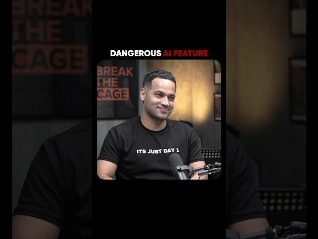 The Most Dangerous AI Feature | Dinesh Sharma - Raj Shamani #shorts