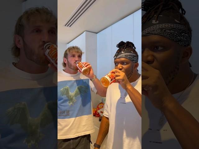 Logan Paul & KSI try new Fried Chicken PRIME flavour #ksi #primehydration #prime #loganpaul #viral