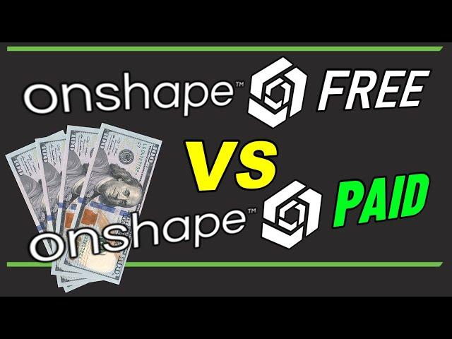 Onshape FREE vs Onshape Pro