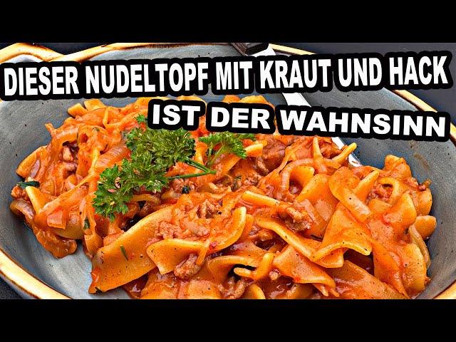 Kraut Hack Nudeltopf - Wahnsinnig lecker | The BBQ BEAR