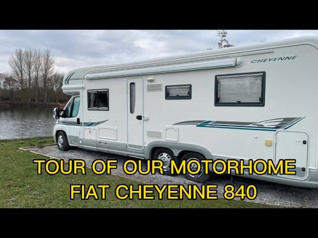 TOUR of our Motorhome, FIAT CHEYENNE 840SE #vanlifeuk