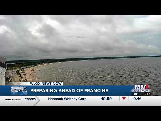 Storm preparations underway as South Mississippi prepares for Tropical Storm Francine