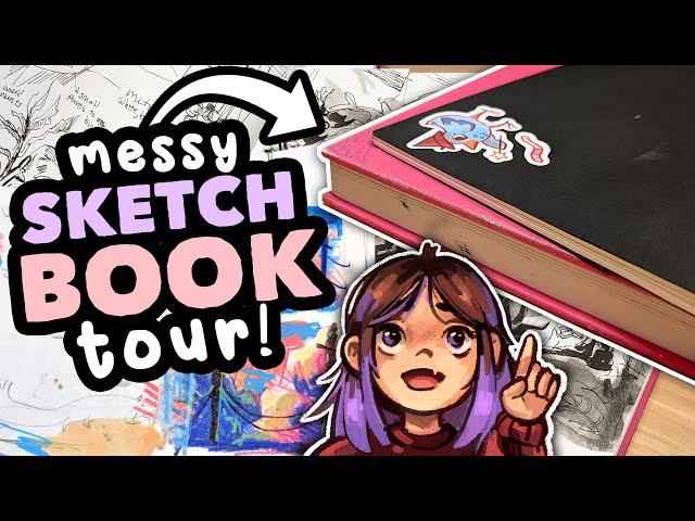 My Messiest Sketchbooks // The Key to Improving your Art!