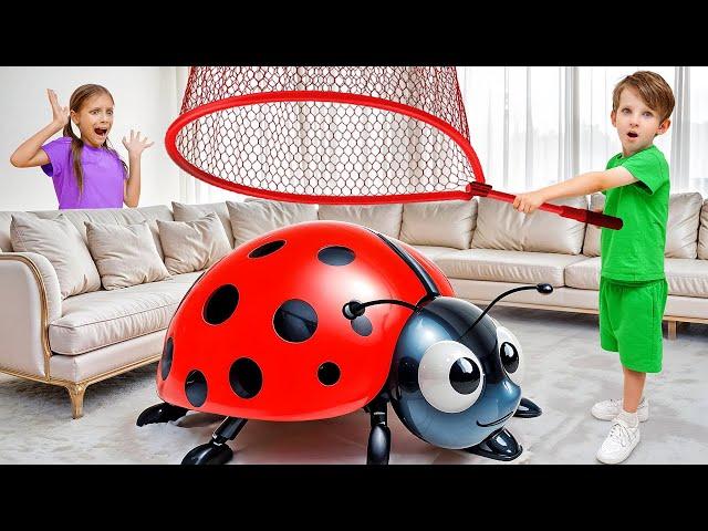 Alex Catches Bugs at Home