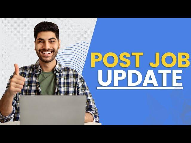 How to Post New Job Update on Linkedin [STEP BY STEP]