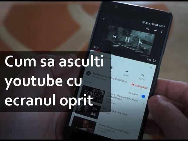 How to play youtube in the background