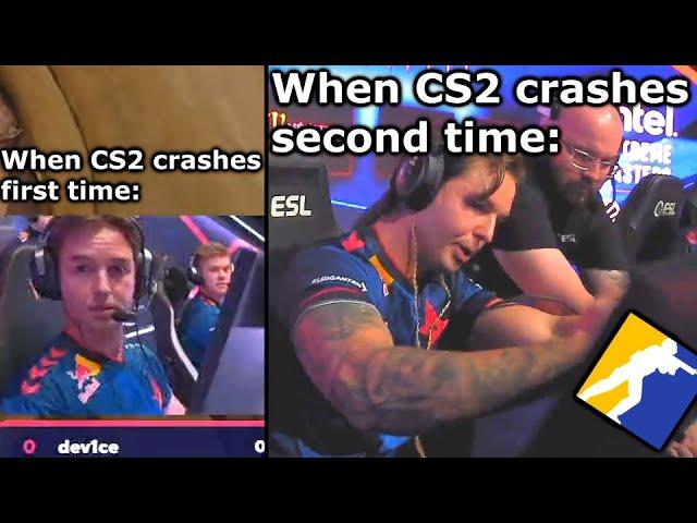 When CS2 Pros CRASH in-game..