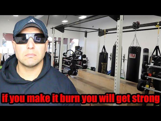 if you make it burn you will get strong // US Marine DI now CPT & Gym Boot Camp Owner