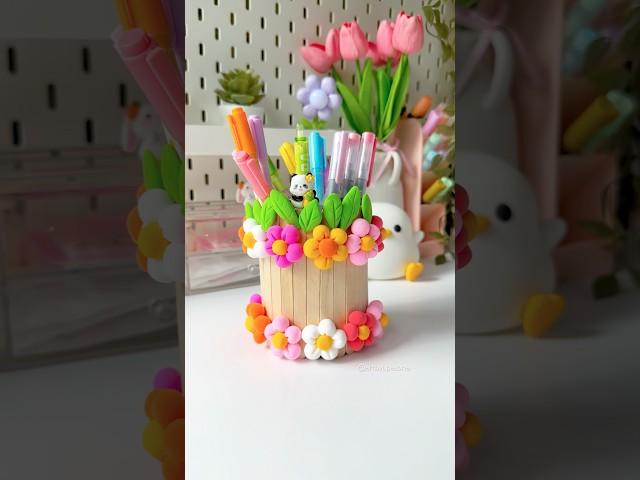 DIY Pen Holder #diy #craft #artshorts #shortviral #diycraft #diyprojects